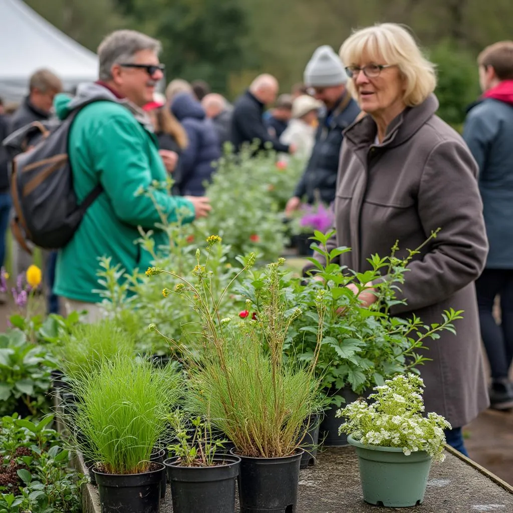 Intercambio de plantas comunitario